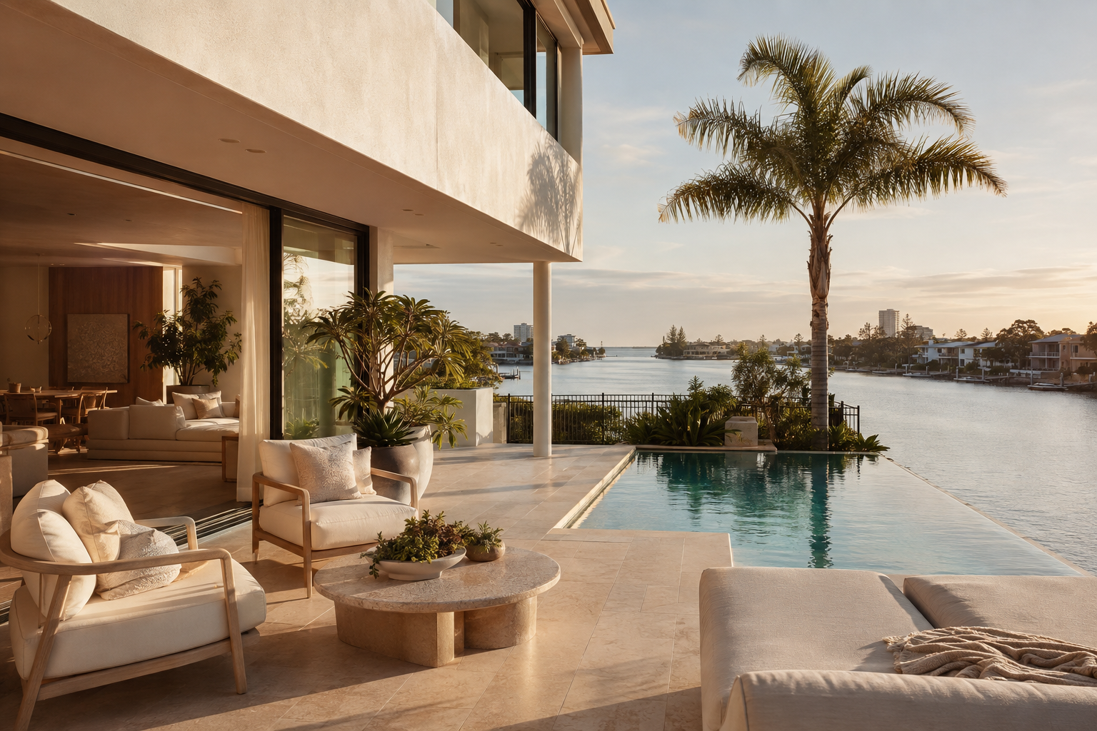 Premium Gold Coast waterfront home overlooking the canals